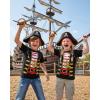 imageTstars Youth Pirate Shirt  Kids Buccaneer Tee for Boys and Girls Halloween Themed Trick or Treat OutfitBlack