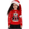 imageTstars Girls Ugly Christmas Sweater Holiday Penguin Santa Cute Toddler Sweater