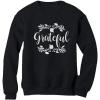 imageTstars Grateful Shirt Fall Top Cute Thanksgiving Women SweatshirtBlack