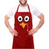 imageTstars Turkey Cooking Team Apron  Funny Thanksgiving Kitchen Apron with Pockets for Men ampamp Women Holiday ChefsTurkey  Red