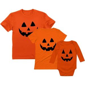 imageJack O Lantern Pumpkin Family Matching Halloween Shirt Set  Mom Dad ampamp Baby Outfits for Fall Celebrations