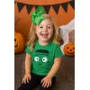 imageFrankenstein Halloween Shirt for Kids  Cute Tee with Spooky Expression Fun Gift for Boys and Girls TrickorTreatFrankenstein  Green