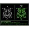 imageTstars Glow in The Dark Skeleton Shirt JackoLantern Pumpkin Halloween Kids Tshirts 2T Black