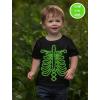 imageTstars Glow in The Dark Skeleton Shirt JackoLantern Pumpkin Halloween Kids Tshirts 2T Black
