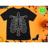 imageTstars Glow in The Dark Skeleton Shirt JackoLantern Pumpkin Halloween Kids Tshirts 2T Black