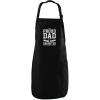 imageTstars Dad Apron Fathers Day Daddy Gifts Cooking BBQ Grill Aprons for Men with PocketsBlack