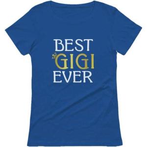 imageTstars Mothers Day  Best Gigi Ever  Best Gift for Grandma Women TShirtBlue