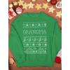 imageTstars Grandma Christmas Sweatshirt Nana Grandmother Gifts Ugly Xmas Holiday Sweatshirts for WomenGrandma  Green