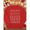 imageTstars Grandma Christmas Sweatshirt Nana Grandmother Gifts Ugly Xmas Holiday Sweatshirts for WomenGrandma  Red