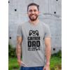 imageTstars Im a Gamer Dad TShirt Funny Gaming Shirt for Men Gift for Husband Dads or Video Game Lovers on Fathers DayBlack Print  Gray