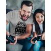 imageTstars Im a Gamer Dad TShirt Funny Gaming Shirt for Men Gift for Husband Dads or Video Game Lovers on Fathers DayBlack Print  Gray
