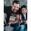 imageTstars Im a Gamer Dad TShirt Funny Gaming Shirt for Men Gift for Husband Dads or Video Game Lovers on Fathers DayWhite Print  Black
