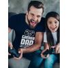 imageTstars Im a Gamer Dad TShirt Funny Gaming Shirt for Men Gift for Husband Dads or Video Game Lovers on Fathers DayWhite Print  Navy