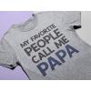 imageTstars My Favorite People Call Me Papa  Best Gift for Grandad TShirtGray