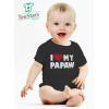 imageTstars TeeStars  I Love My Papaw Fathers Day Gift for Grandpa Baby BodysuitNavy