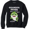 imageTstars Grandpa Shark Doo Doo Doo Baby Shark Papa SweatshirtBlack