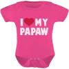 imageTstars TeeStars  I Love My Papaw Fathers Day Gift for Grandpa Baby BodysuitWow Pink