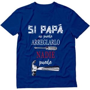 imageTstars Playeras para Papa Regalos para el Dia del Padre  Si Pap no Puede TShirtBlue