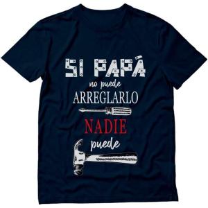 imageTstars Playeras para Papa Regalos para el Dia del Padre  Si Pap no Puede TShirtNavy