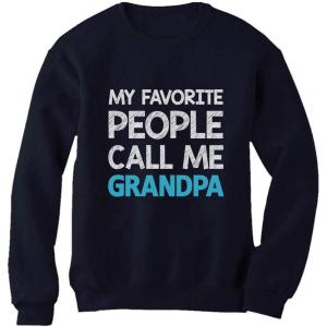 imageTstars TeeStars  My Favorite People Call Me GRANDPA  Best Gift For Grandad SweatshirtNavy