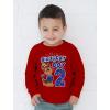 imagePaw Patrol Chase 2nd Birthday Long Sleeve TShirt  Gift for 2 Year Old Boys and Toddler KidsRed