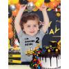 imageTstars Construction 2nd Birthday Outfit for Toddler Boys  Im Digging Being 2 Shirt  Bulldozer Digger Truck TeeGray