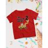 imageTstars Construction 2nd Birthday Outfit for Toddler Boys  Im Digging Being 2 Shirt  Bulldozer Digger Truck TeeRed