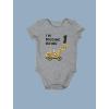imageTstars Im Digging Being 1 Bodysuit  Cute Construction 1st Birthday Outfit and Fun Gift for Baby BoysGray