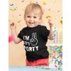 imageTstars Im Two Lets Party Shirt  Funny 2nd Birthday TShirt Gift for 2 Year Old Toddler Boys GirlsBlack