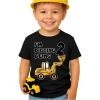 imageTstars Construction 2nd Birthday Outfit for Toddler Boys  Im Digging Being 2 Shirt  Bulldozer Digger Truck TeeBlack