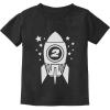 imageTstars Gift for Two Year Old  2nd Birthday Space Rocket ToddlerInfant Kids TShirtBlack