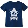 imageTstars Gift for Two Year Old  2nd Birthday Space Rocket ToddlerInfant Kids TShirtNavy