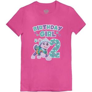 imageSkye 2nd Birthday Girl Shirt  Paw Patrol Girls Fitted TShirt for Toddler KidsEveretst 2nd  Wow Pink