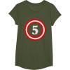 imageCaptain 5th Birthday  Gift for Five Years Old Youth Kids TShirtOlive Green