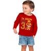 imagePaw Patrol Rubble 3rd Birthday Long Sleeve Shirt for Toddler Boys  Im Digging Being 3 Gift Tee for Three Year OldRed