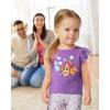 imagePaw Patrol Skye Toddler Birthday Girl Tee  Gift Idea for 3 or 4 Year Old Girls  Ruffle Sleeve Party TopBubbles Ruffle  Lavender