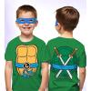 imageTMNT Party Tee for Boys  Cowabunga Ninja Turtles Pizza Shirt Gift for 4th 5th 6th Birthday Toddler KidsLeonardo  Green