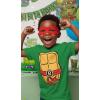 imageTMNT Party Tee for Boys  Cowabunga Ninja Turtles Pizza Shirt Gift for 4th 5th 6th Birthday Toddler KidsRaphael  Green