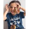 imageTstars 3rd Birthday Shirt What an Awesome 3 Year Old Looks Like Funny Kids TShirtCalifornia Blue