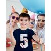 imageTstars Baseball 5th Birthday Shirt Boy Girl Gifts 5 Year Old Toddler Kids TShirtNavy