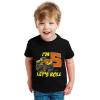 imageTstars Birthday Gift for 5 Year Old Boy Truck 5th Birthday Boys Toddler Kids TShirtCalifornia Blue