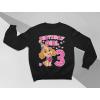 imageTstars Birthday Girl Paw Patrol Skye 3rd Birthday Toddler Kids SweatshirtBlue