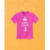 imageTstars I Cant Keep Calm Im 3 3rd Birthday Shirt Boy Girl Three Years Old Kids TShirtPink