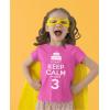 imageTstars I Cant Keep Calm Im 3 3rd Birthday Shirt Boy Girl Three Years Old Kids TShirtPink