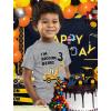 imageTstars Im Digging Being 3 Shirt  3rd Birthday Outfit with Digger Truck  Construction Tee for Toddler BoysGray