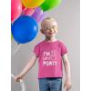 imageTstars Im Three Lets Party Shirt  Fun 3rd Birthday Tee for Toddler Boys and Girls Cute Kids Gift OutfitPink