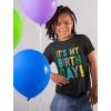 imageTstars Its My Birthday Dude Shirt 2nd 3rd 4th 5th Boys Girls Toddler Kids TShirtMy Birthday  Black