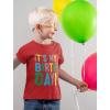 imageTstars Its My Birthday Dude Shirt 2nd 3rd 4th 5th Boys Girls Toddler Kids TShirtMy Birthday  Red