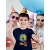 imageTstars Official Spongebob  4th Birthday Im 4 Toddler Kids TShirtCalifornia Blue