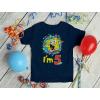 imageTstars Official Spongebob  5th Birthday Im 5 Toddler Kids TShirt 4T Navy